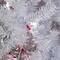 6.5ft. Pre-Lit Slim Geneva White Spruce Artificial Christmas Tree, Pink Lights